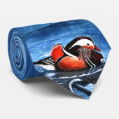 Stropdas van hout Duck (Opgerold)