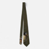 Stropdas van hout Duck (Achterkant)