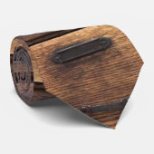 Stropdas van houten  kast (Opgerold)