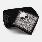 Stropdas van kleine schedel (Opgerold)