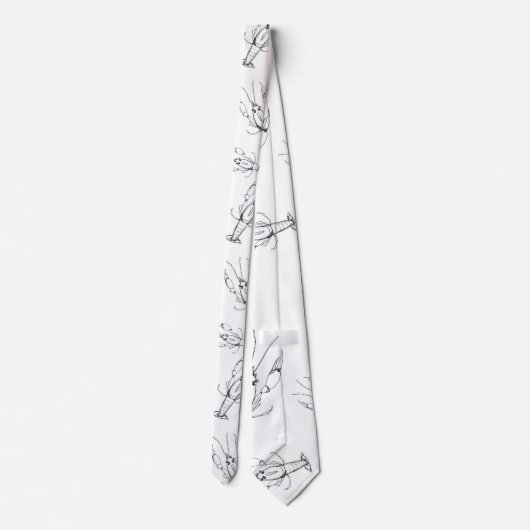 Stropdas van langoesten (Achterkant)