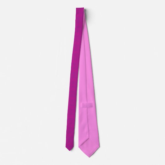 Stropdas van mannen, gepatterd, fuchsia en magenta (Achterkant)