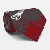 Stropdas van schedels en beenderen (Opgerold)