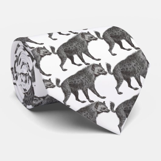 Stropdas van Spotted Hyena (Opgerold)