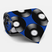 Stropdas van vinylplaat records Necktie (Opgerold)