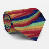 Stropdas van vlottende regenboog (Opgerold)