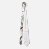 Stropdas van witte boomgaard (Achterkant)