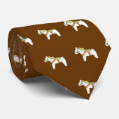 Stropdas van witte paarden (Opgerold)