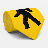 Stropdas van Yeti Crossing Beware (Opgerold)