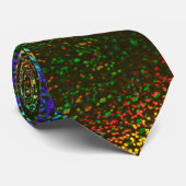 Stropdas van zwarte regenbooggalaxy (Opgerold)