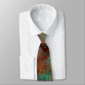 Stropdas Verdigris Green en Rust (Gebonden)