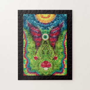 Stropdas Verkleurd "Flying Eyeball" Puzzle Legpuzzel