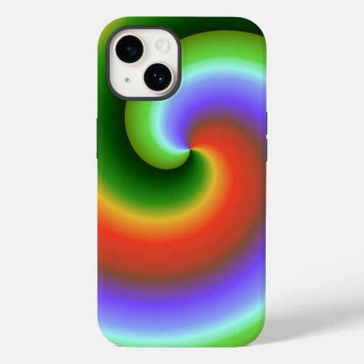 Stropdas Verkleurd vat Shell Case-Mate iPhone Case (Achterkant)