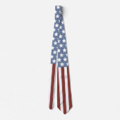 STROPDAS Vlag sterren en Stripes van de Verenigde (Achterkant)