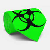 Stropdas voor atoomgroen biogevaar (Opgerold)