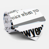 Stropdas voor de tekst van de advocaat (Opgerold)