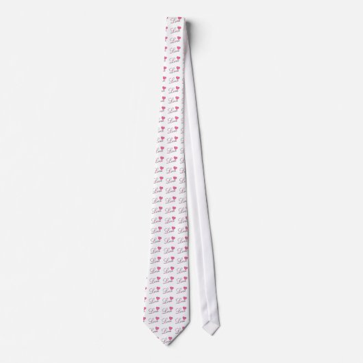 Stropdas voor het ontwerpen van liefde en hartslag (Voorkant)