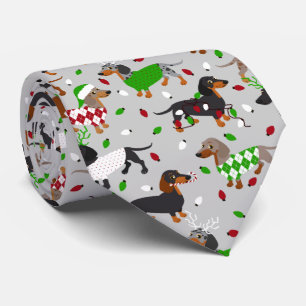 Stropdas voor kerstdachshund Alle jassen