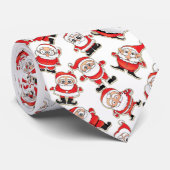 stropdas voor kerstmis met santa (Opgerold)