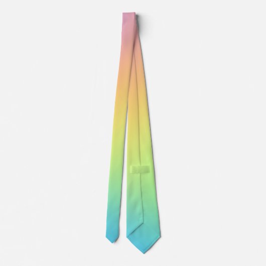  Stropdas voor regenbooggradiënt bruiloft (Achterkant)