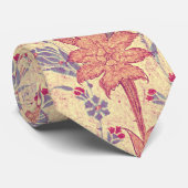 Stropdas voor rode en blauwe Floral (Opgerold)