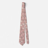 Stropdas voor Roos Gold Blush Glitter Drivers (Voorkant)