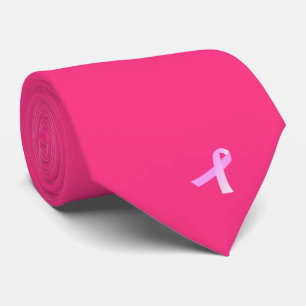 Stropdas voor roze lint borstkankerbewustwording