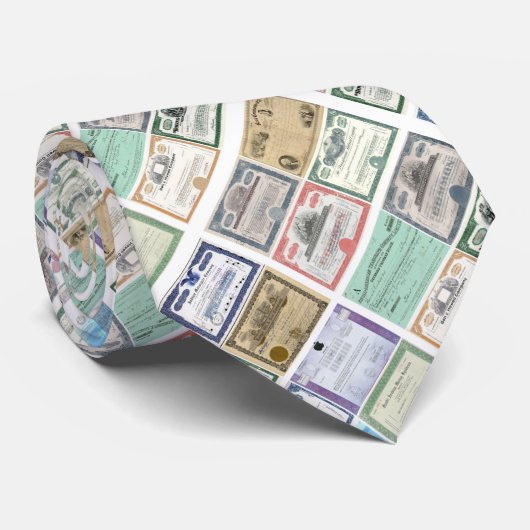 Stropdas - voorraadcertificaten, certificaten (Opgerold)