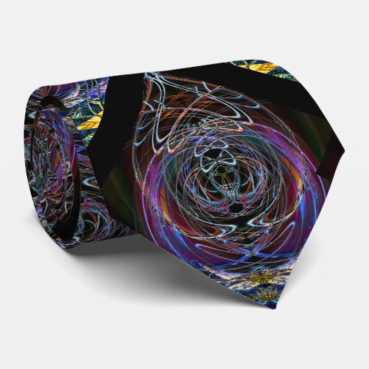 stropdas Vortex 'Lectric Geometric Pattern (Opgerold)