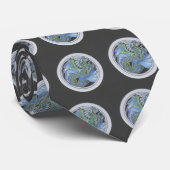 Stropdas waterdraak (Opgerold)