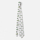 Stropdas - Waterverf Serie: Forel/Zalm (Achterkant)