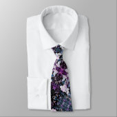 Stropdas WinterRoos en botervliegen (Gebonden)