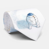 Stropdas Yellowsnow Snowman (Opgerold)