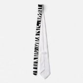 Stropdas Zebra Print (Achterkant)