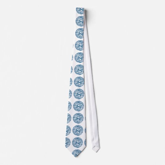 Stropdas Zebra Print Polka Dots (Voorkant)