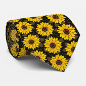 Stropdas zonnebloemen (Opgerold)