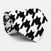 Stropdas zwart-wit geluidsdieptepatroon (Opgerold)