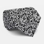 Stropdas zwarte kant (Opgerold)