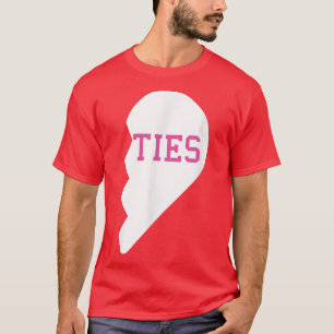STROPDASSEN hart beste vrienden afstemmen op handf T-shirt