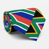 Stropdassen onder Zuid-Afrikaanse vlag (Opgerold)