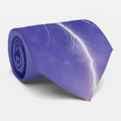 Stropdassen van het patroon van mannen bliksemflen (Opgerold)