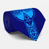 Stropdassen van mannen (Thunderbird Dark Blue) (Opgerold)