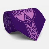 Stropdassen van mannen (Thunderbird Paars) (Opgerold)