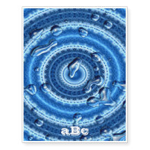 Strosphere céleste Bleu gouttes 
