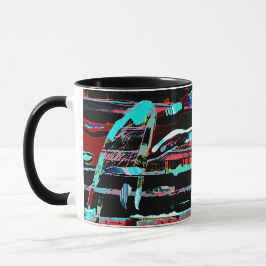 Structural Interference – Abstract Coffee Mug Mok (Links)