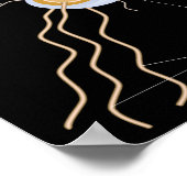 Structure d'une affiche bactérienne (Coin)