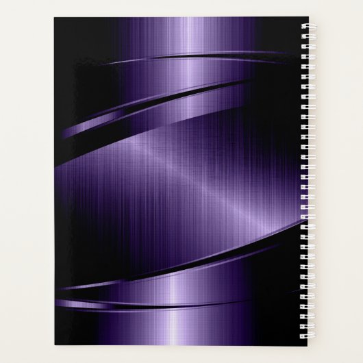 Structure géométrique violette profonde texture mé (Dos)