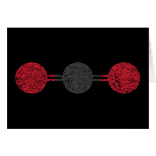 Structure moléculaire du dioxyde de carbone