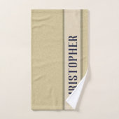 Structure personnelle de bouffée Nom bleu personna (Serviette à main)