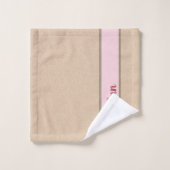 Structure personnelle de bouffée Nom rose personna (Gant de toilette)